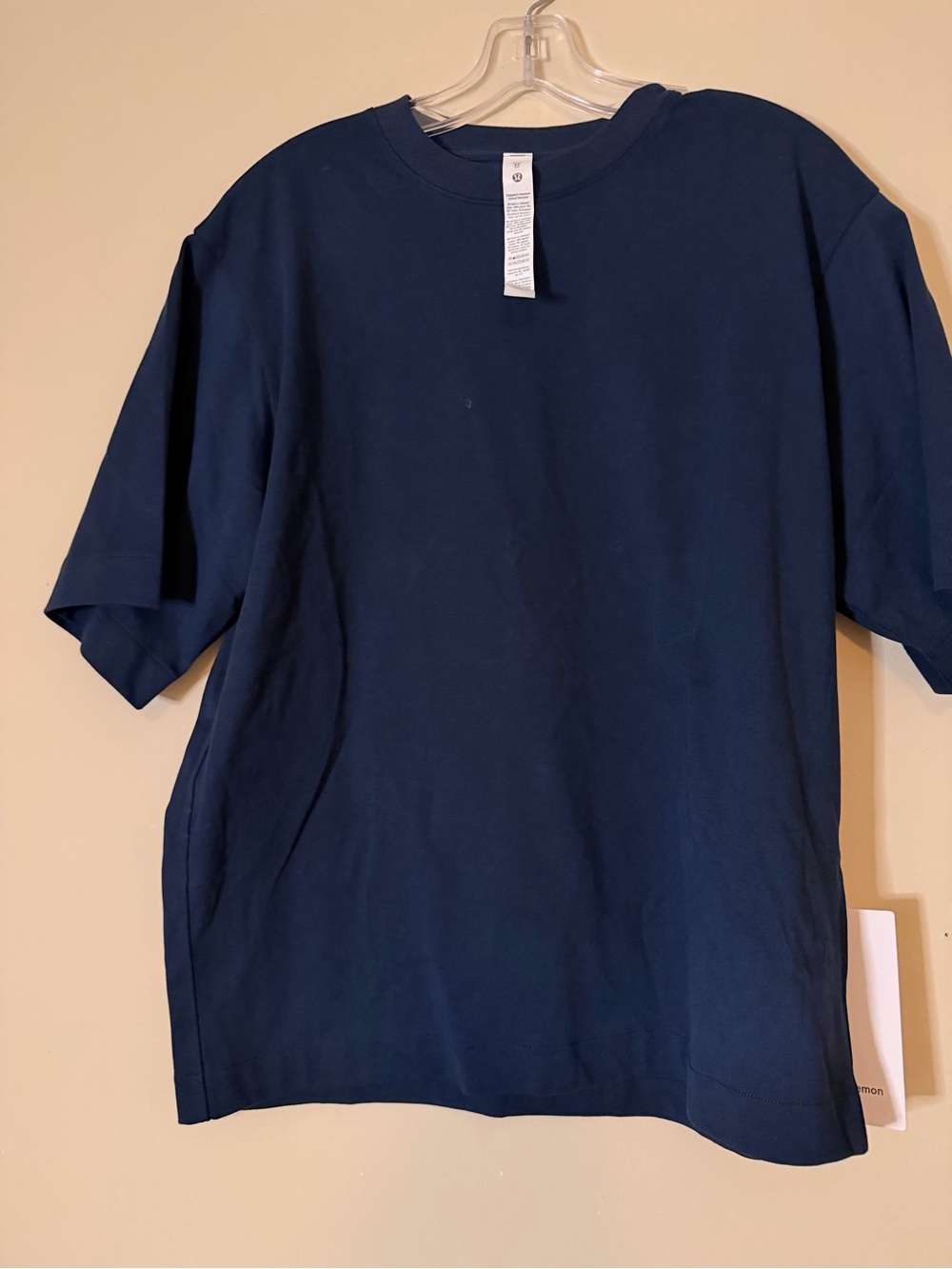 NWT Lululemon Cotton Navy Oversized T‑Shirt